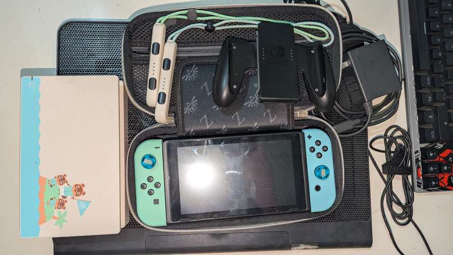 Nintendo switch edición animal crossing 