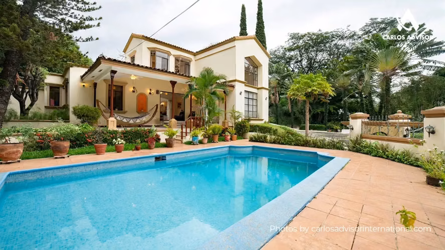 RESIDENCIA DE LUJO EN MONTE TABOR, MANAGUA - NICARAGUA.