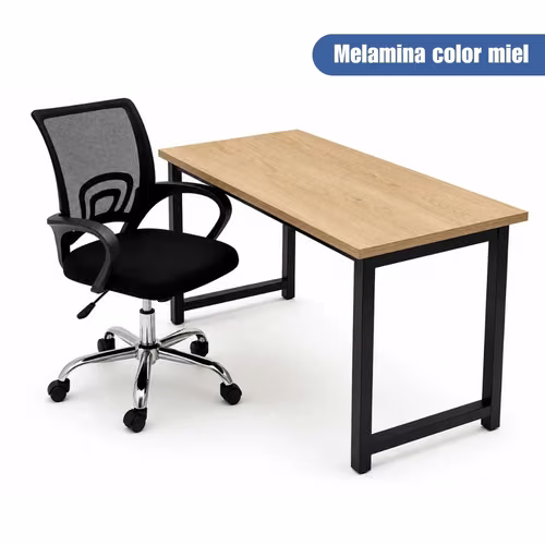 Combo escritorio sencillo + silla de oficina 