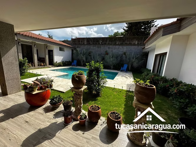 SE RENTA CASA DE 6 HABITACIONES EN LOMAS DE SANTA LUCÍA – SANTO DOMINGO, MANAGUA - Imagen 5