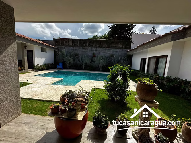 SE RENTA CASA DE 6 HABITACIONES EN LOMAS DE SANTA LUCÍA – SANTO DOMINGO, MANAGUA - Imagen 4