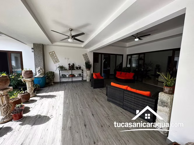 SE RENTA CASA DE 6 HABITACIONES EN LOMAS DE SANTA LUCÍA – SANTO DOMINGO, MANAGUA - Imagen 2