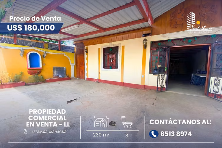 House for Sale in Altamira Ideal for Business and Offices - LL