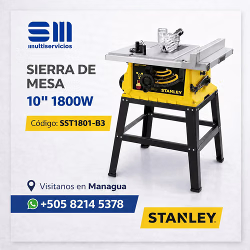 Sierra de mesa 10"-1800W