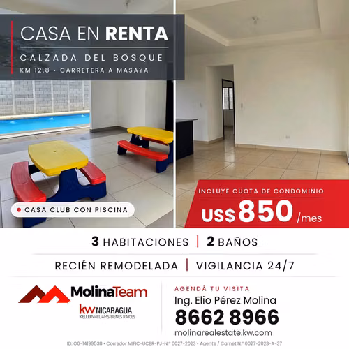 HOUSE IN RENT - 124; RESIDENTIAL FOREST