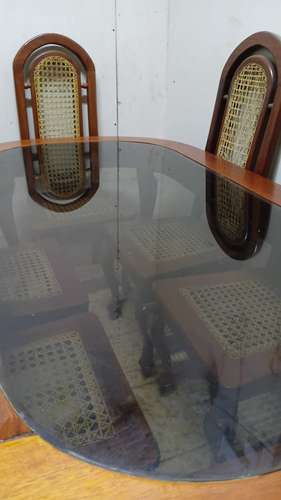 Comedor de vidrio y de 6 sillas  - Imagen 2