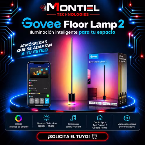 Govee Lámpara de Pie 2 Inteligente RGBIC con Matter