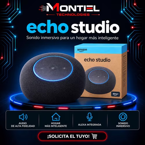 Parlante Inteligente con Sonido Inmersivo Amazon Echo Studio - Imagen 1