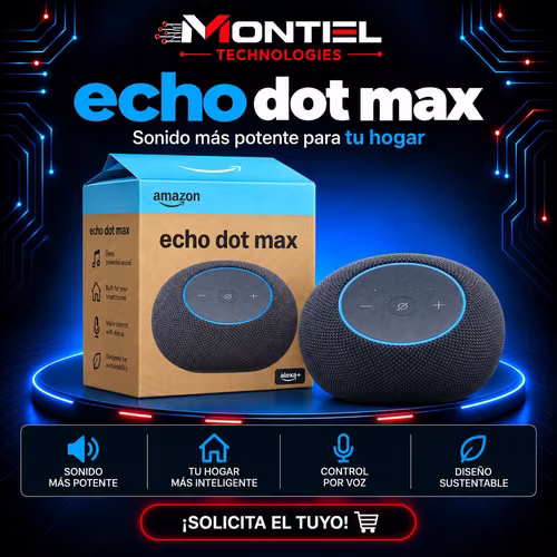 Parlante Inteligente Echo Dot Max Lanzamiento