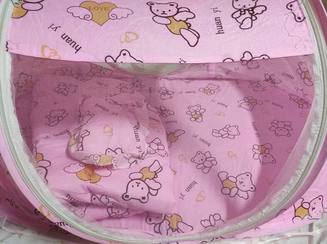 Combo de ropa, burbuja mosquitero y chineador para bebé - niña