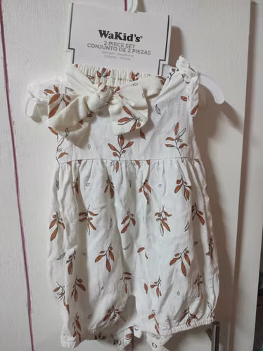 Combo de ropa, burbuja mosquitero y chineador para bebé - niña