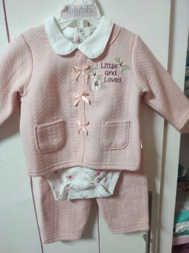 Combo de ropa, burbuja mosquitero y chineador para bebé - niña