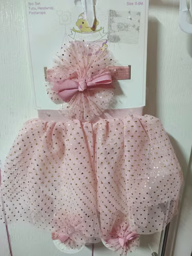 Combo de ropa, burbuja mosquitero y chineador para bebé - niña