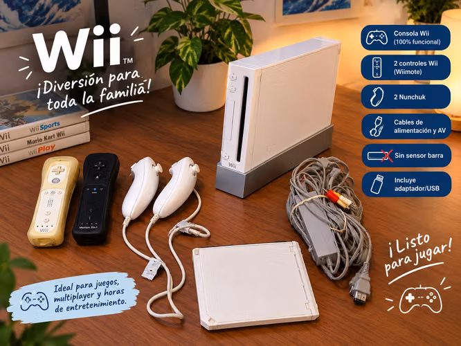 Wii con USB con Juegos  - Imagen 1