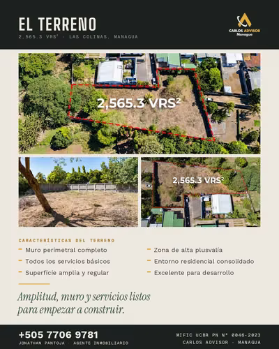 Terreno en las Colinas, Managua - Imagen 3