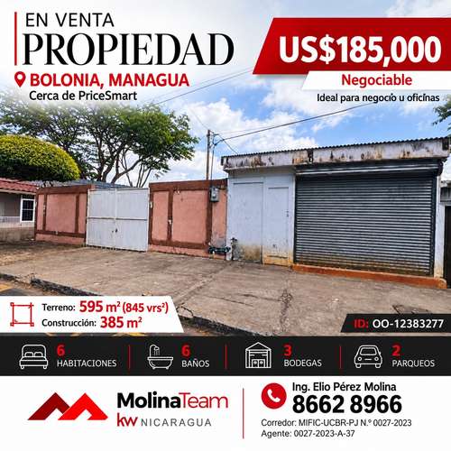Propiedad comercial en venta cerca de Pricemart, Bolonia – US$205,000