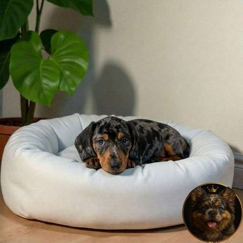 Cachorro Salchicha Miniature Arlequin Silver / Miniature Dachshund Dapple Silver available