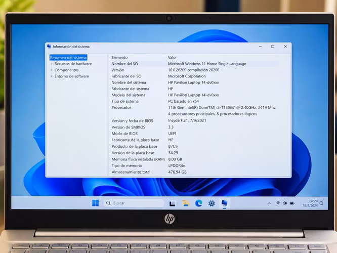 Laptop HP Pavilion 14 | Core i5 11va | 8GB RAM | SSD 512GB - Imagen 3