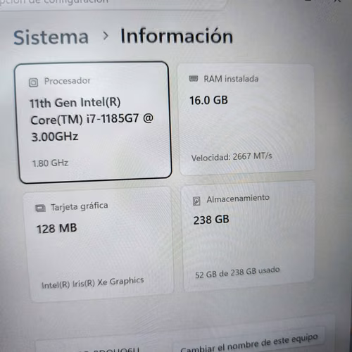 LAPTOP DELL INTEL CORE I7  - Imagen 3