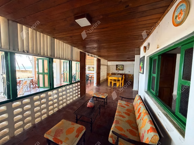 Oceanfront Home for Sale in Poneloya with 4 Bedrooms and Great Potential