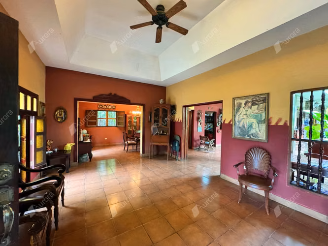 Spacious Family Home with Lush Courtyard   Double Lot in Reparto G nesis Le n