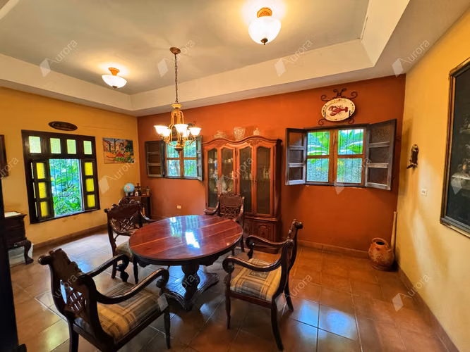 Spacious Family Home with Lush Courtyard   Double Lot in Reparto G nesis Le n
