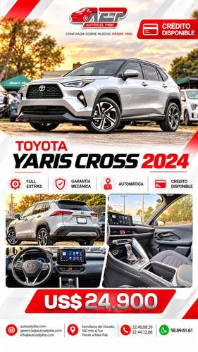 YARIS CROSS AUTOMÁTICA COMO NUEVECITA VEA Y COMPARE Y APROVECHE 