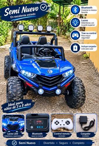 Carro para niños de 3 a 6 años