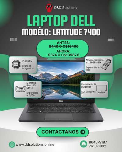 Laptops Dell modelos Latitude y Vostro - Imagen 1