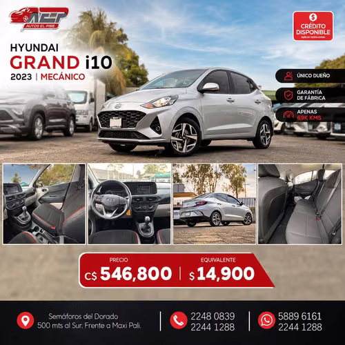 GRAND I10 2024 SEDAN EN GANGA! COMO NUEVO! VERSION FULL XTRS VEA Y COMPARE