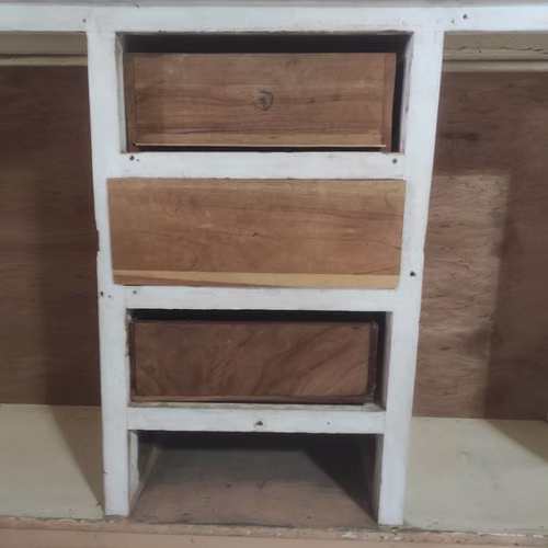 Ropero de madera y plycem (usado) - Imagen 9