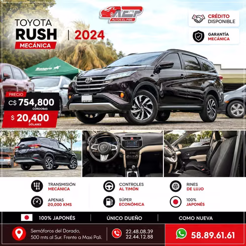 RUSH 2026 ATM NUEVA DE PAQUETE PRECIOSA NAVE 7 PASAJEROS - Imagen 14