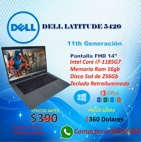 PORTATIL RPIDA Y COMPACTA MARCA DELL