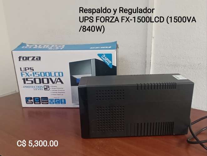 Respaldo y Regulador de Corriente UPS Forza