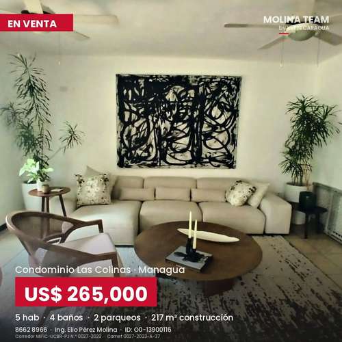 Casa de 5 hab. en Condominio Las Colinas con terraza, jardín y piscina - Imagen 3