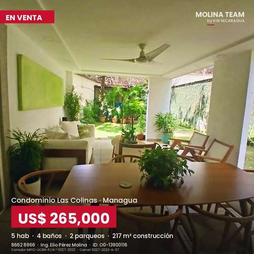 Casa de 5 hab. en Condominio Las Colinas con terraza, jardín y piscina - Imagen 17