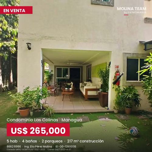 Casa de 5 hab. en Condominio Las Colinas con terraza, jardín y piscina - Imagen 13