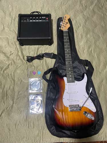 Combo Guitarra Eléctrica + Amplificador + Accesorios 