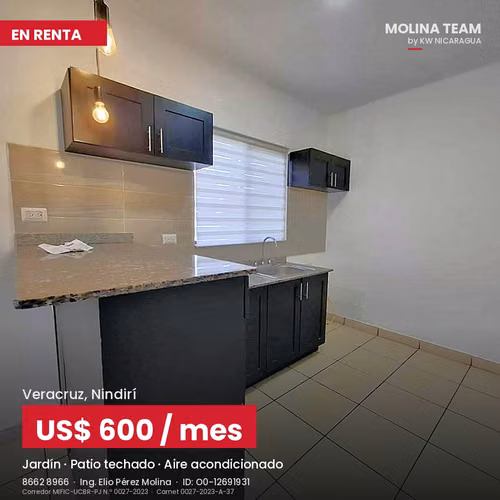  CASA EN RENTA | VERACRUZ, NINDIRÍ - Imagen 6