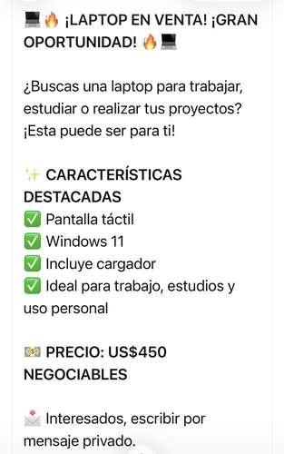 Laptop en venta “Gran Oportunidad” - Imagen 10