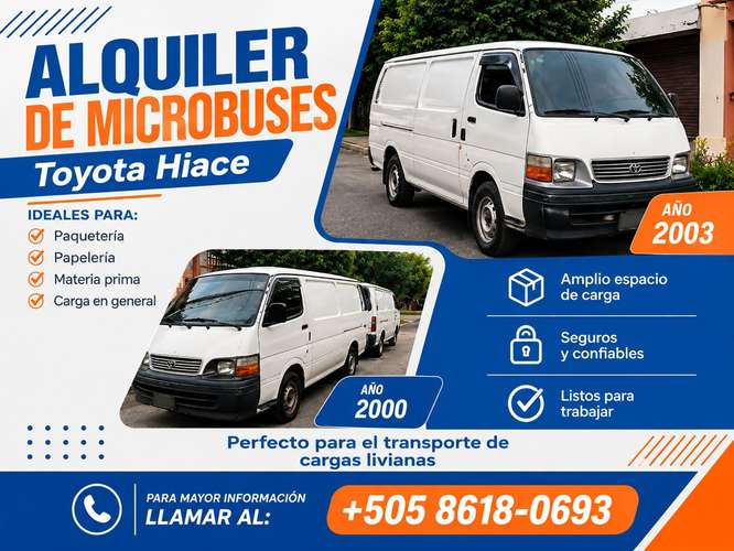 Servicio de Alquiler de Microbus de carga