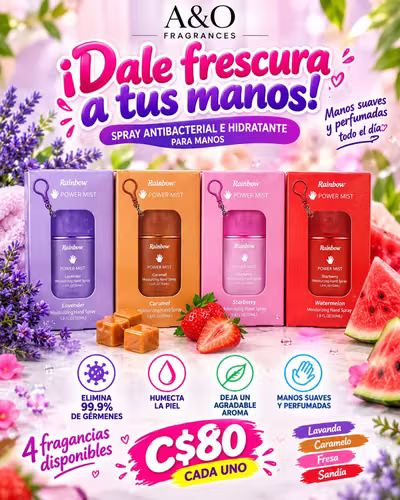 ¡POWER MIST PARA TUS MANOS!**