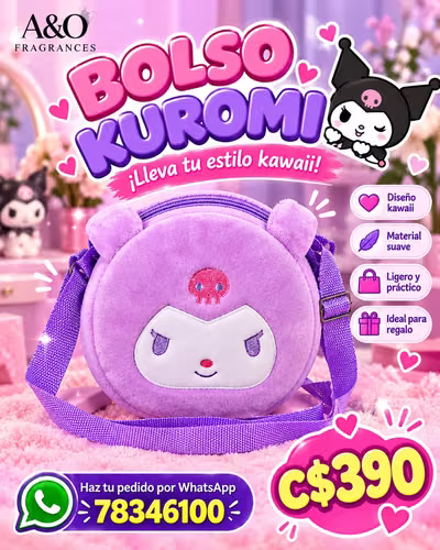 ¡BOLSO DE KUROMI DISPONIBLE!*