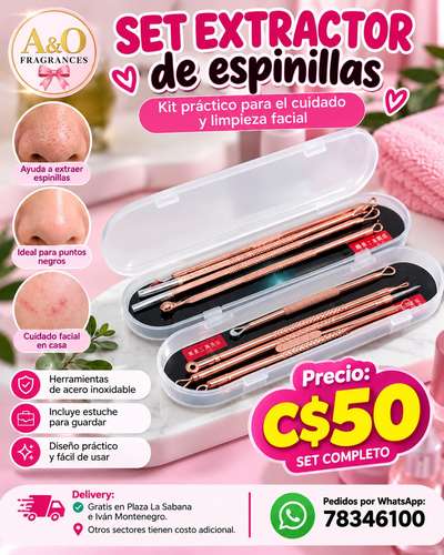 ¡SET EXTRACTOR DE ESPINILLAS
