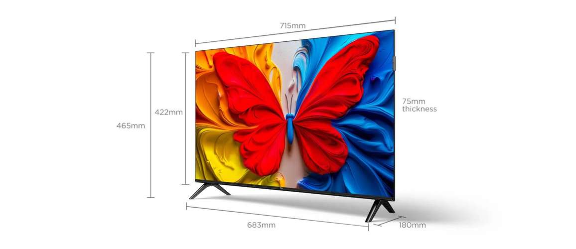 TV TCL 43" QLED FHD Google TV 43S5K