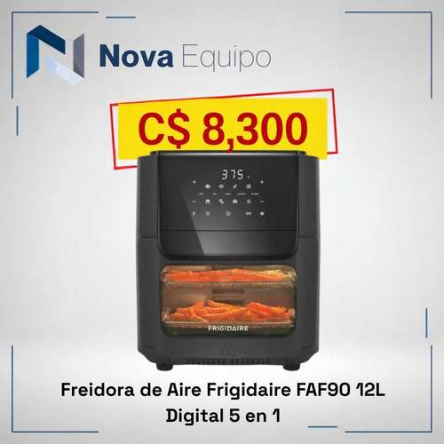 Freidora de Aire Frigidaire FAF90 12 Litros Digital 5 en 1