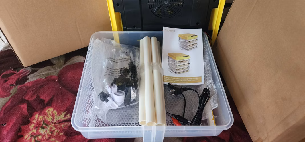 incubadoras automáticas de 24 huevos para baterías 12v - Imagen 3