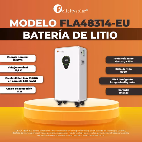 Bateria e inversor solar