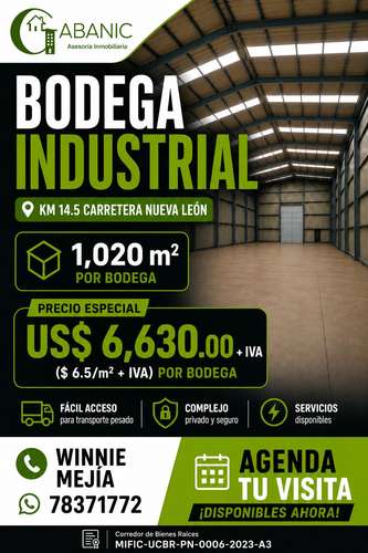 Se renta Bodega 
