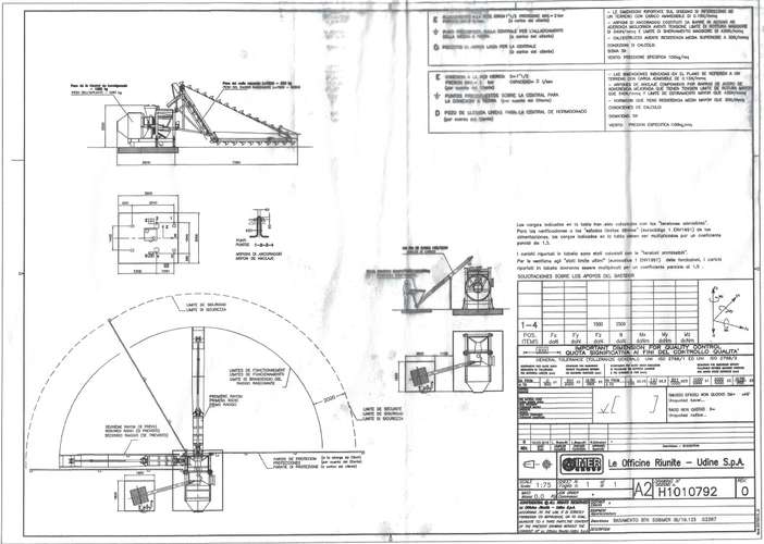 Maquina de Betonagem IMER, modelo BENTONMATIK - 508 Para fabricar concreto 